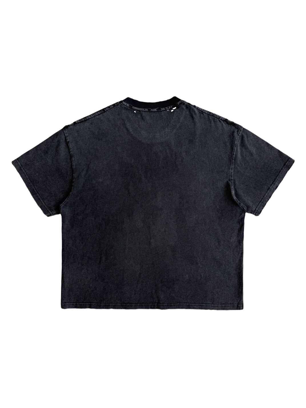 Desire Graphic Distressed Cotton T-Shirt - View 5