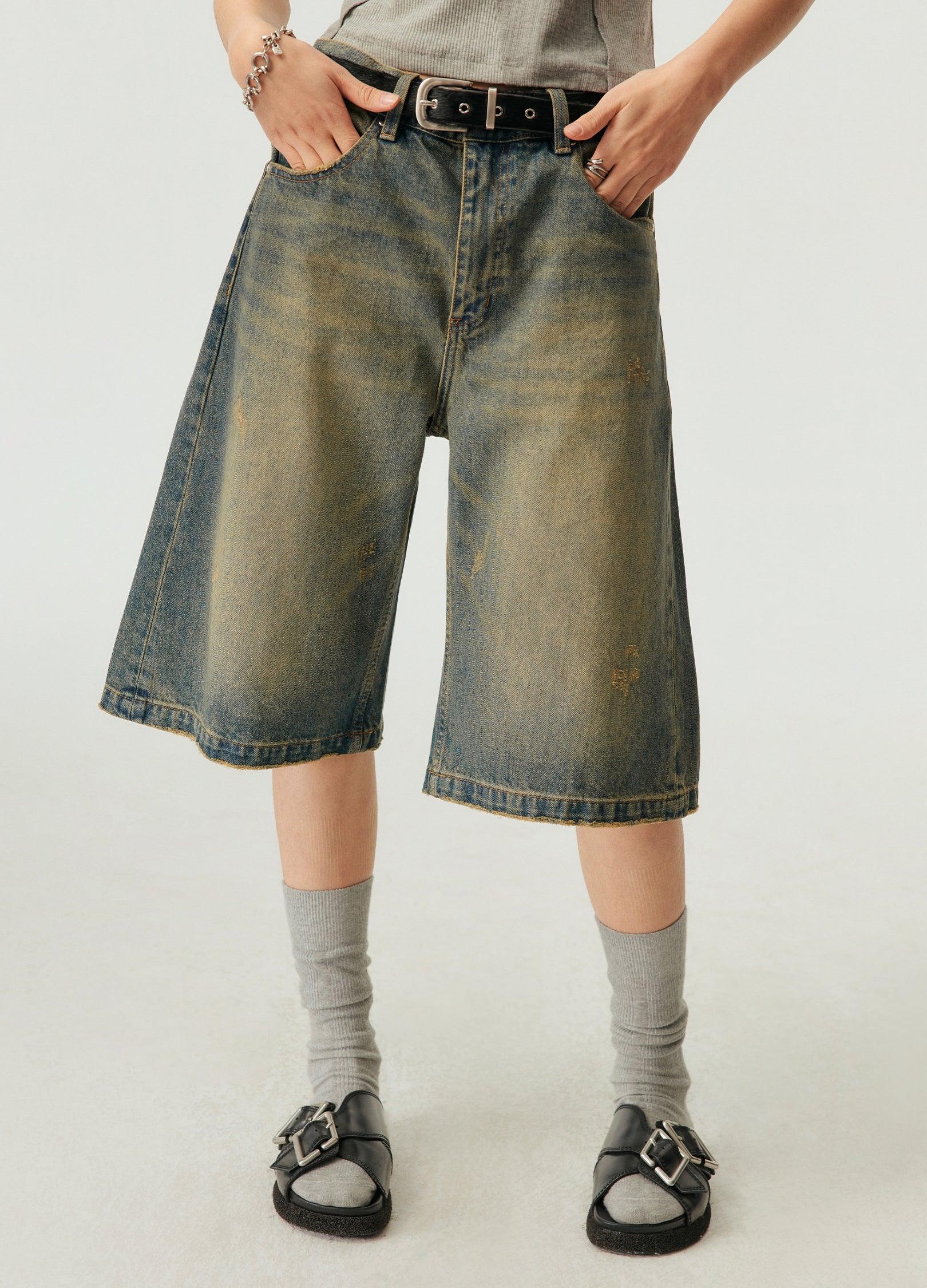 Classic Vintage Denim Jorts - chiclara