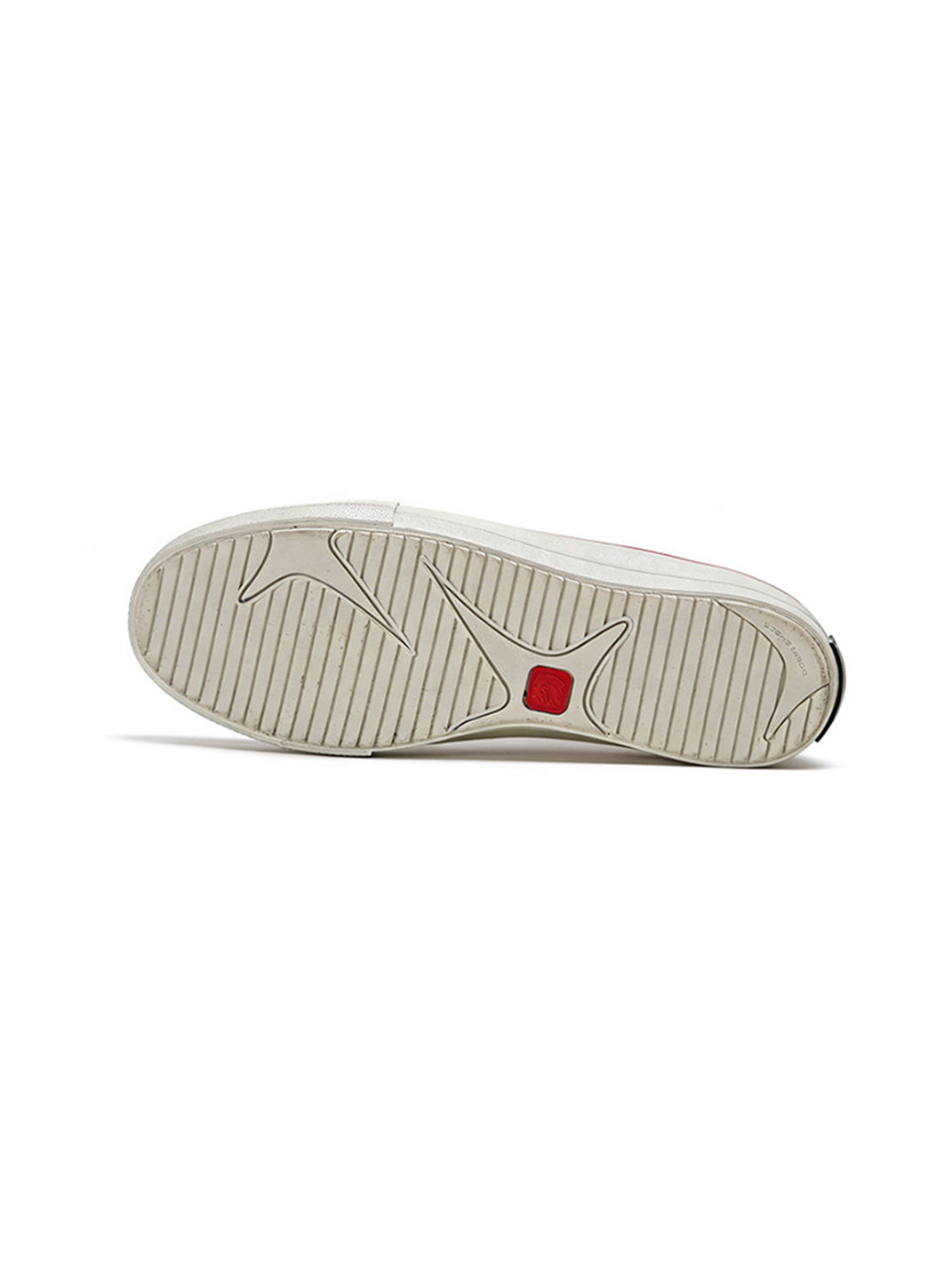 White Racing Stripe Platform Canvas Sneakers - View 10