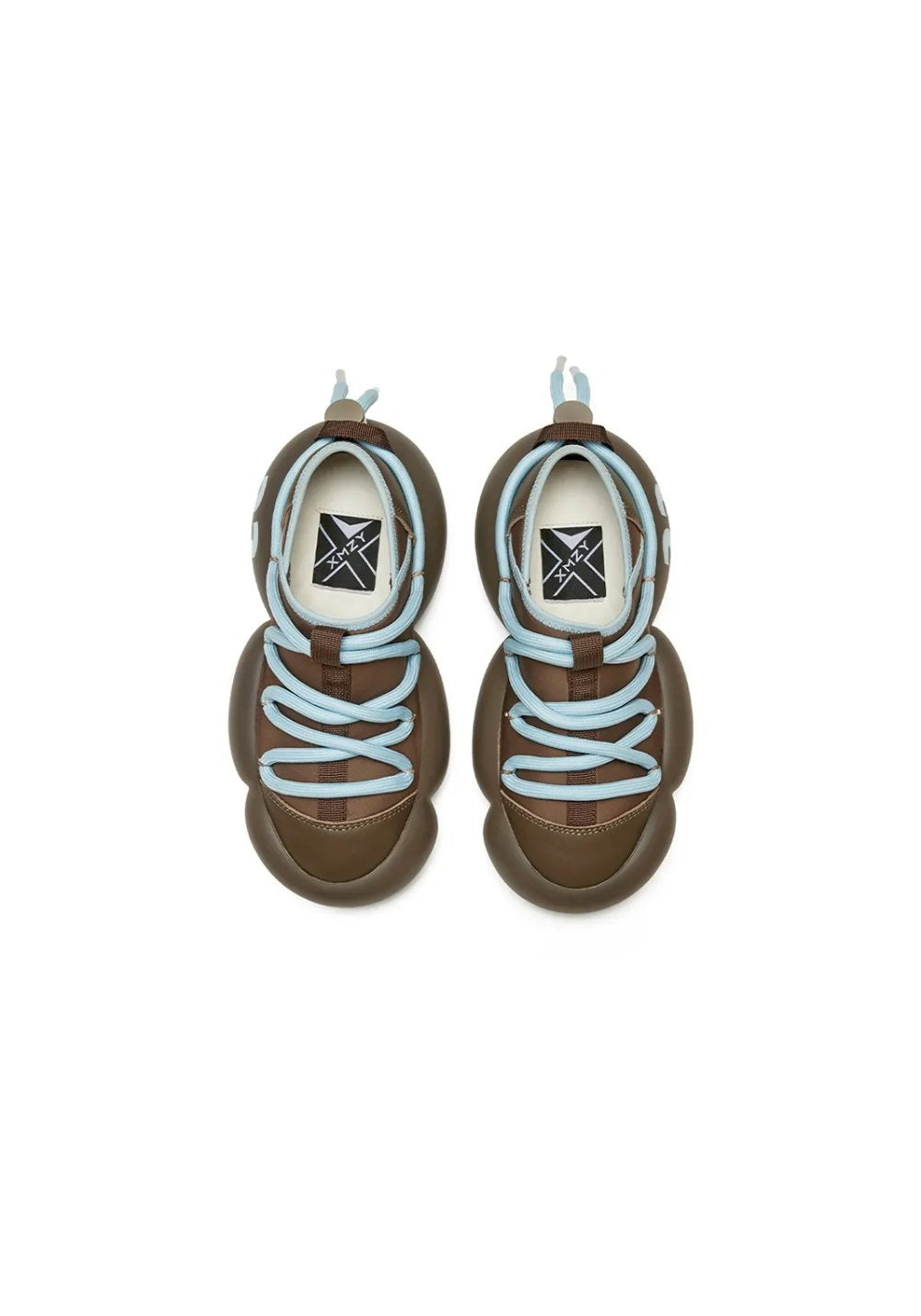 Sculpted-Sole Leather Summer Sneakers - View 6