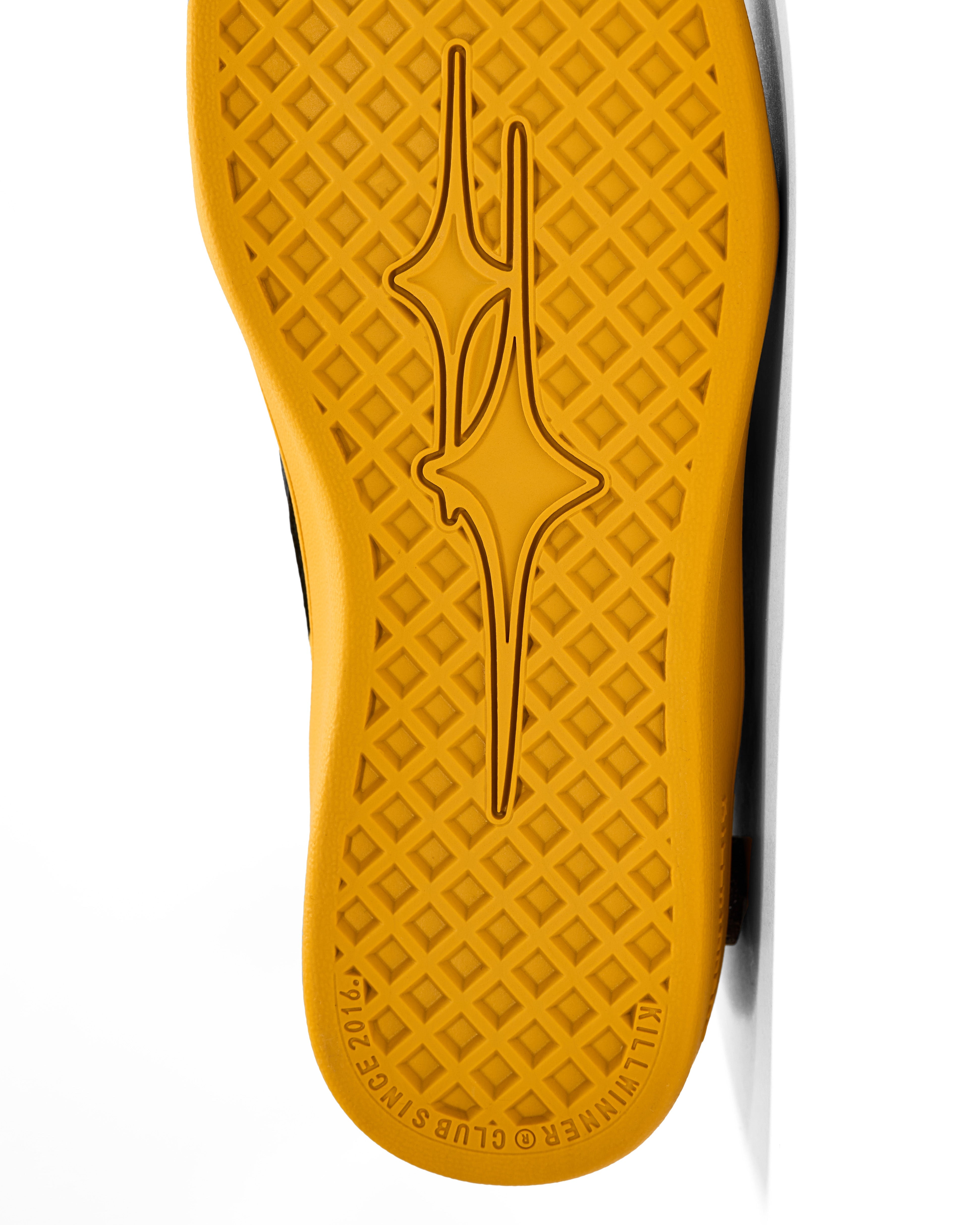 Yellow Graphic Retro Trainer Sneakers - View 10
