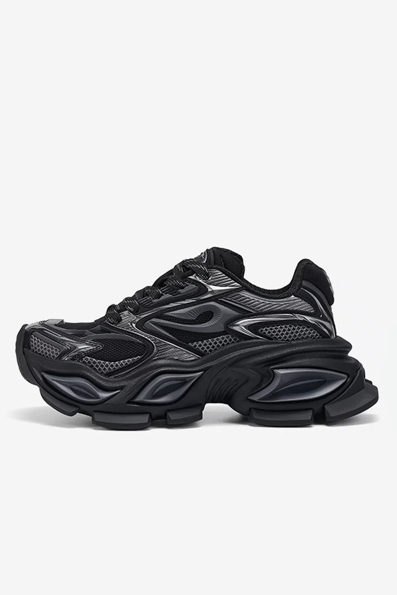 Dual-Eye Platform Running Sneakers