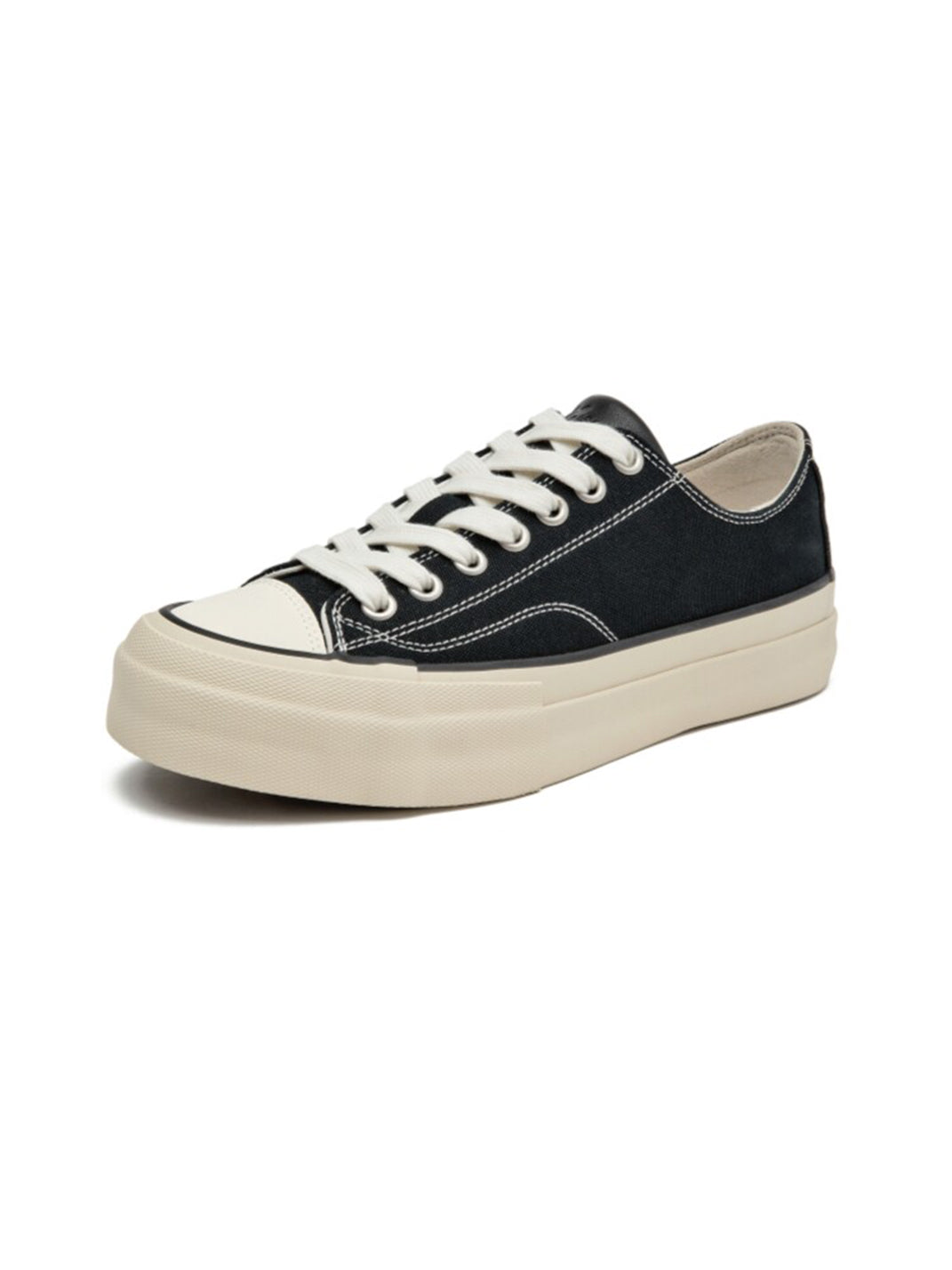 Cork-Midsole Platform Canvas Sneakers - View 8