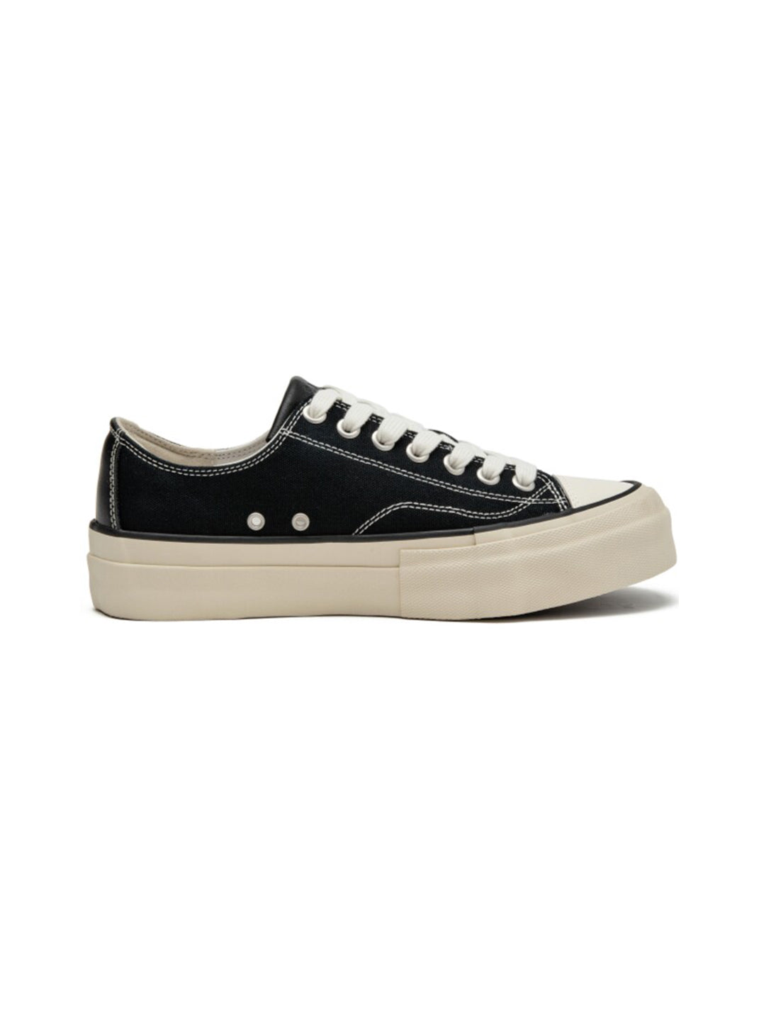 Cork-Midsole Platform Canvas Sneakers - View 11