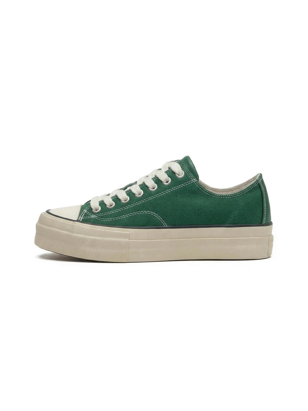Cork-Midsole Platform Canvas Sneakers - View 19