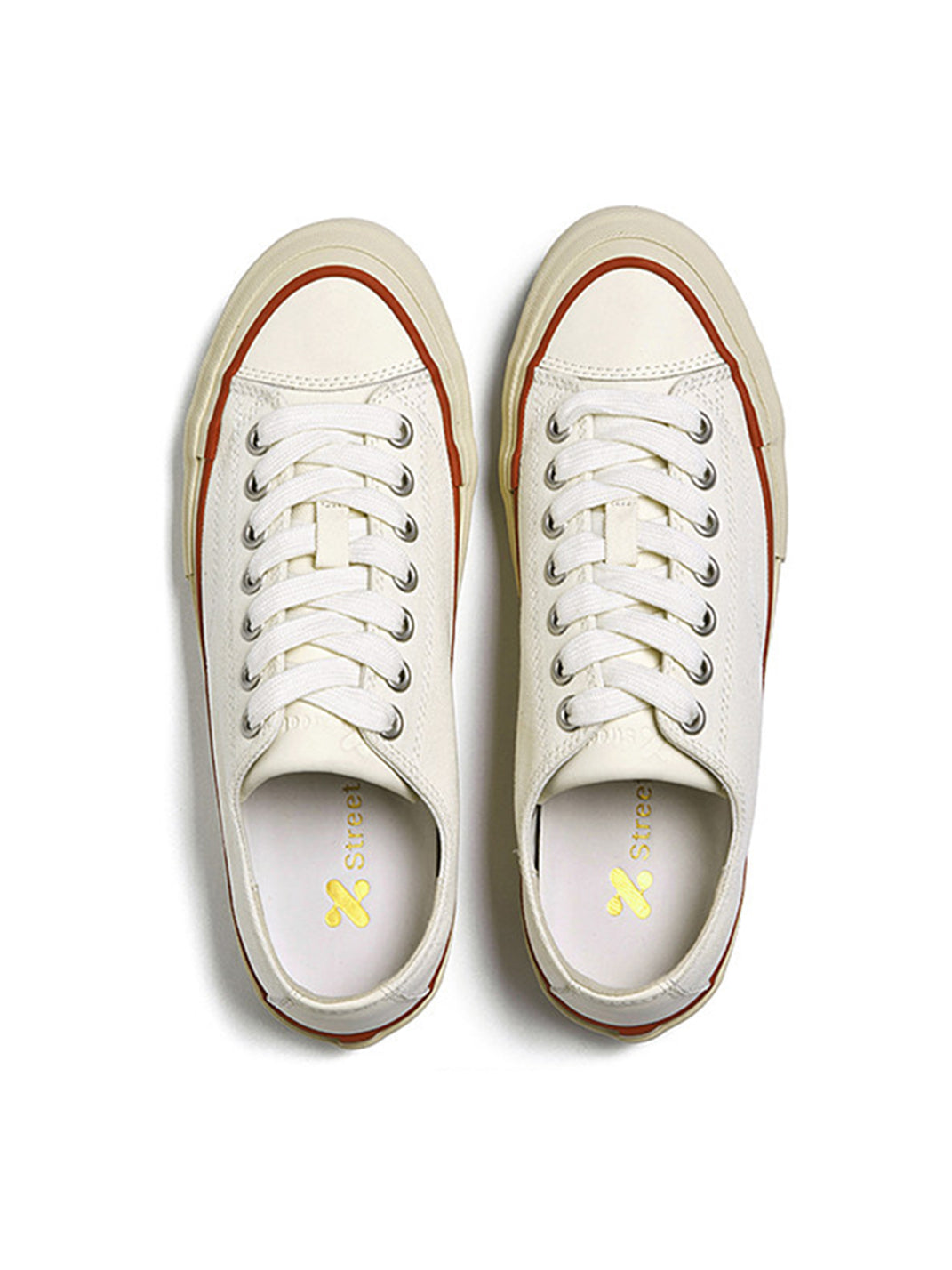 Cork-Midsole Platform Canvas Sneakers - View 30