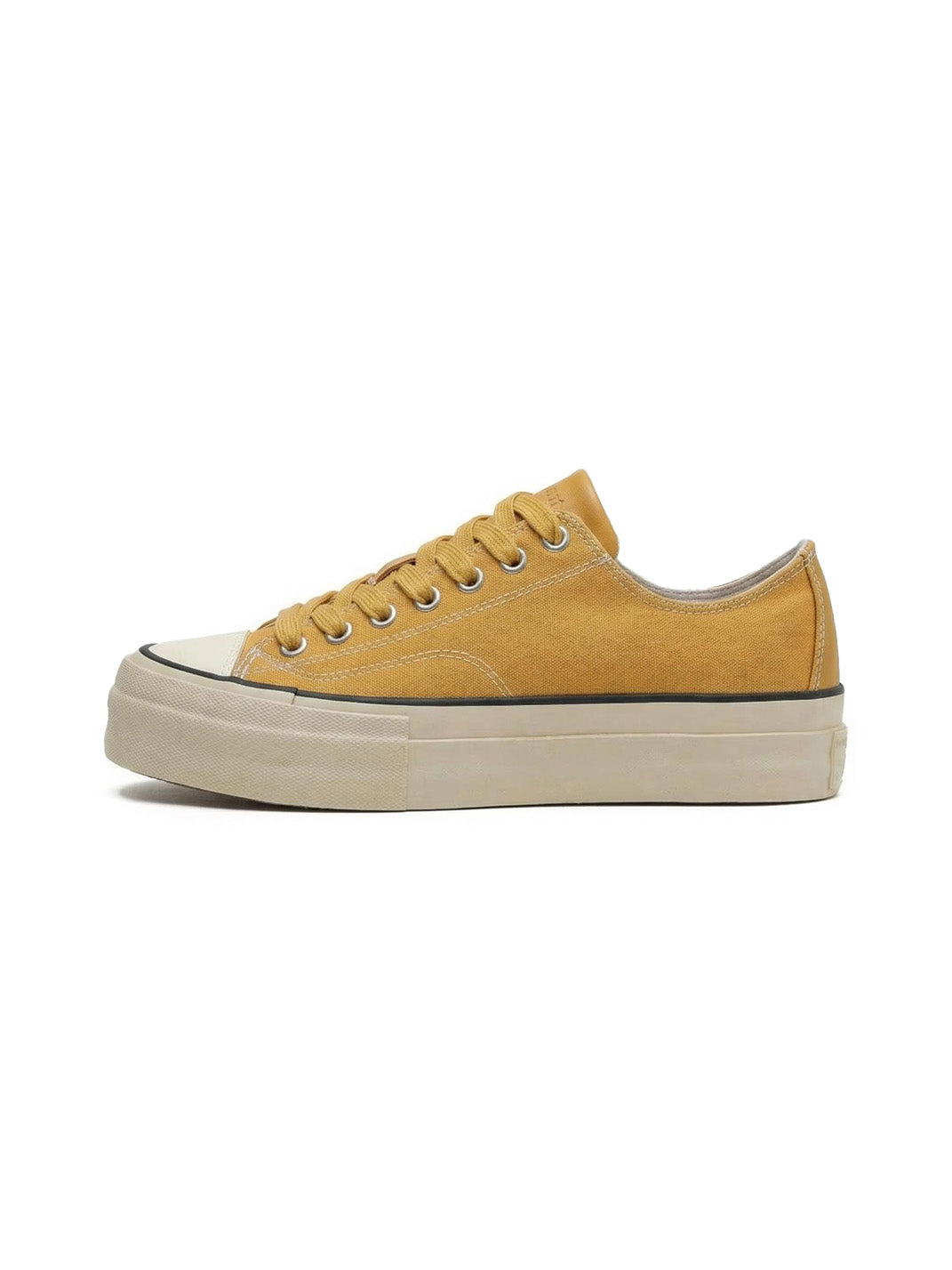 Cork-Midsole Platform Canvas Sneakers - View 34