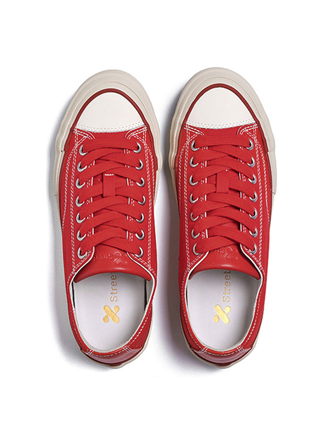 Cork-Midsole Platform Canvas Sneakers - View 39