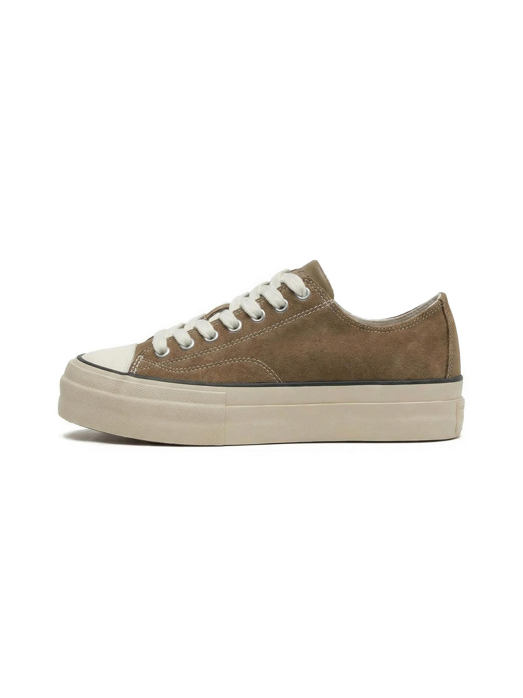Cork-Midsole Platform Canvas Sneakers - View 42