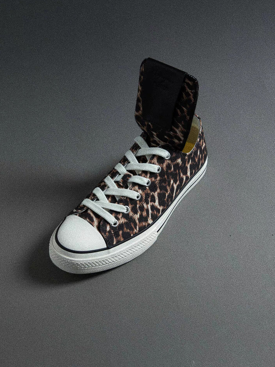 Spider-Tongue Animal-Print High-Low Sneakers - View 6