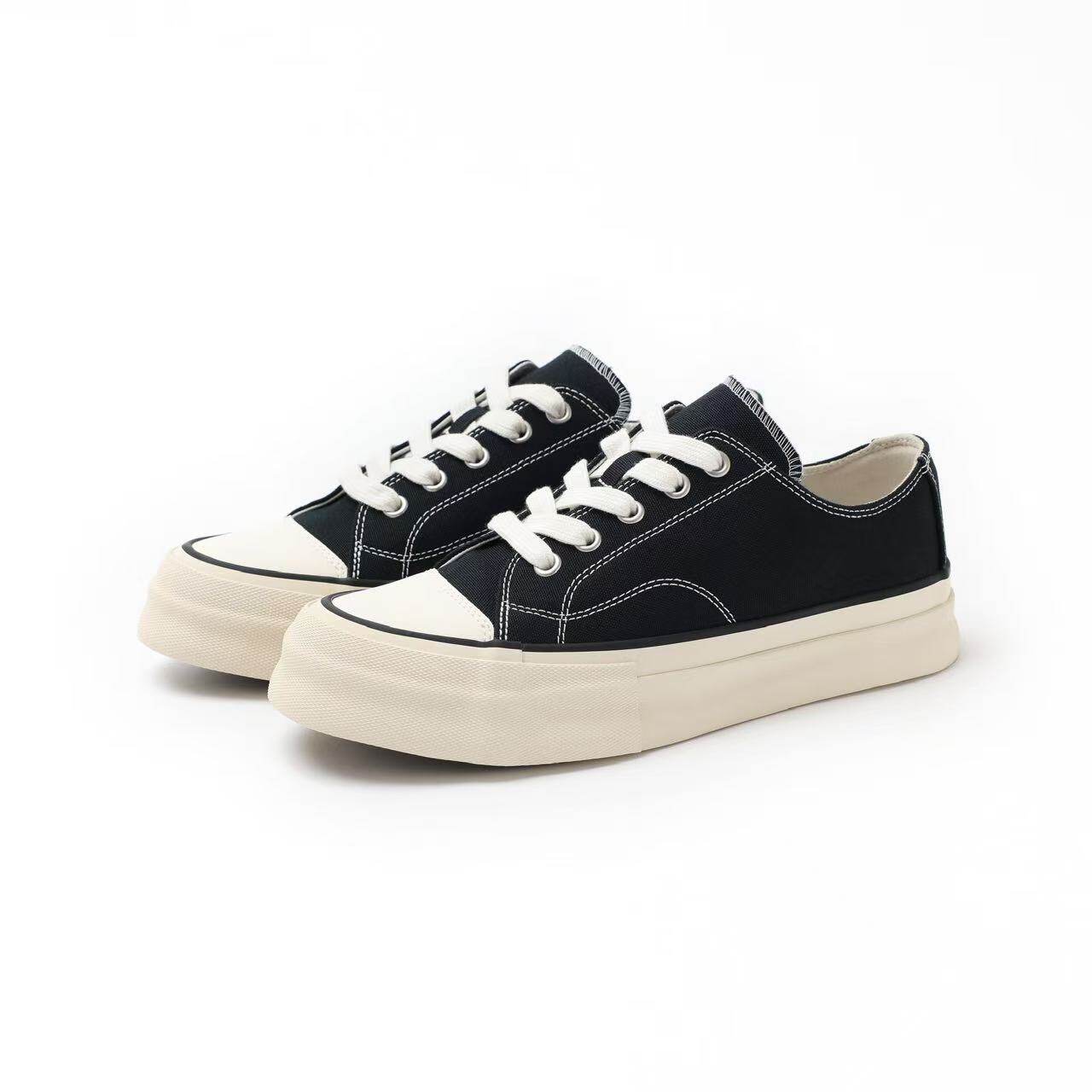 Vulcanized Canvas Platform Low-Top Sneakers - View 4