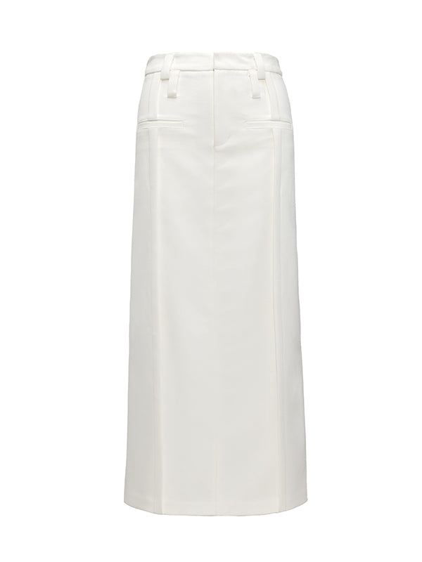 Plain Long Simple Skirt - chiclara