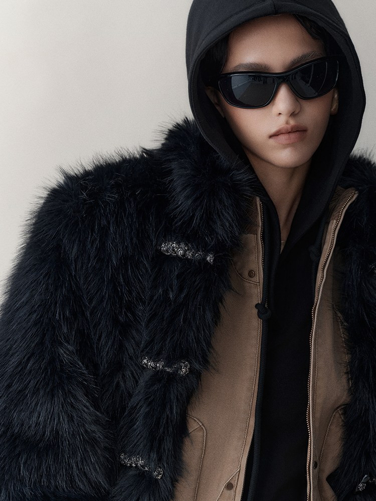 Luxury Fluffy High-End Fur Jacket - chiclara