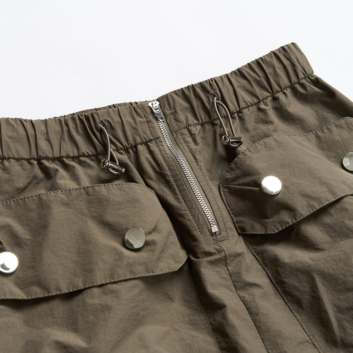 Functional Causal Skirt With Spacious Pockets - chiclara