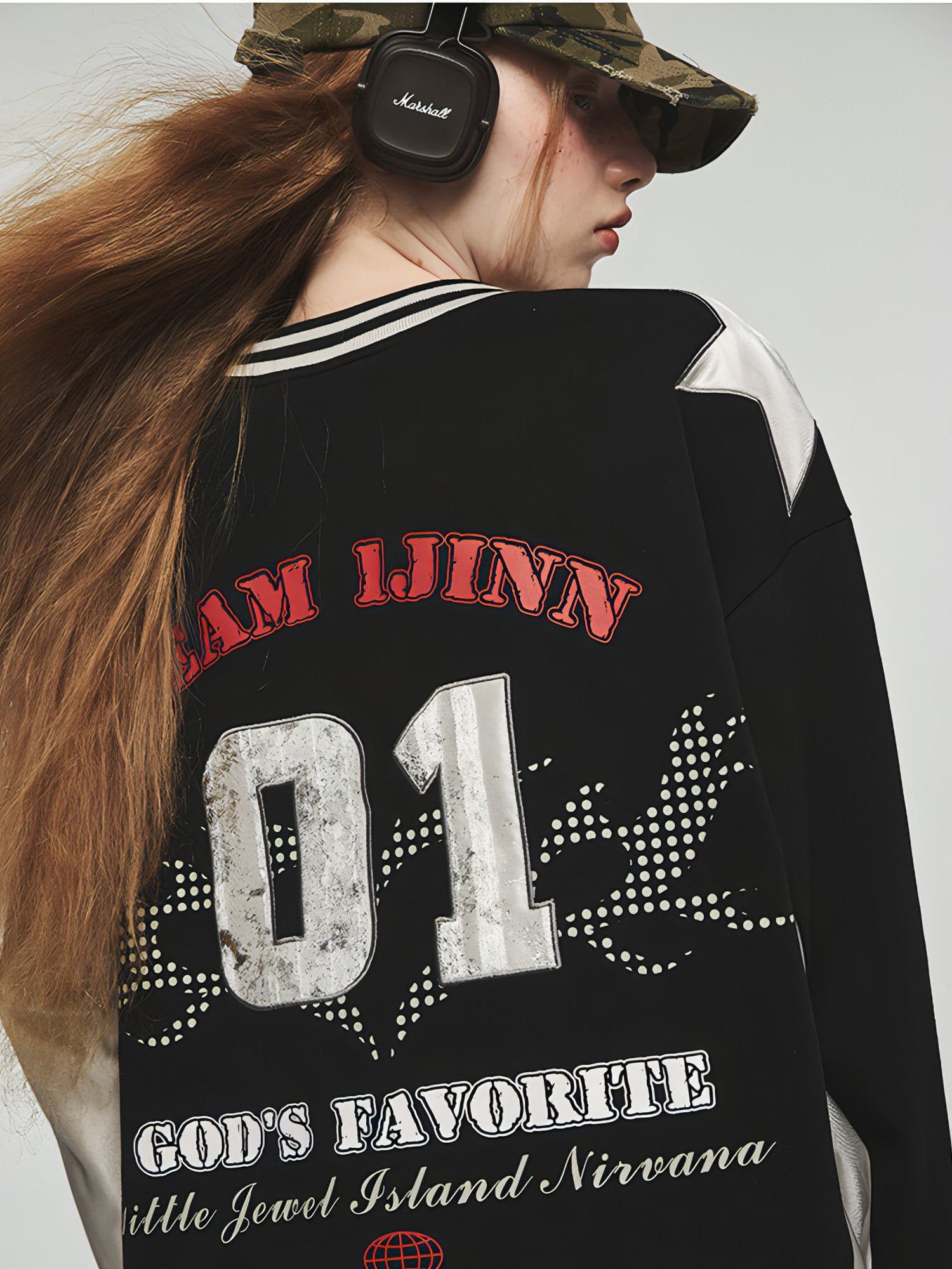 1Jinn PUPPY Oversized Jersey shirts - chiclara