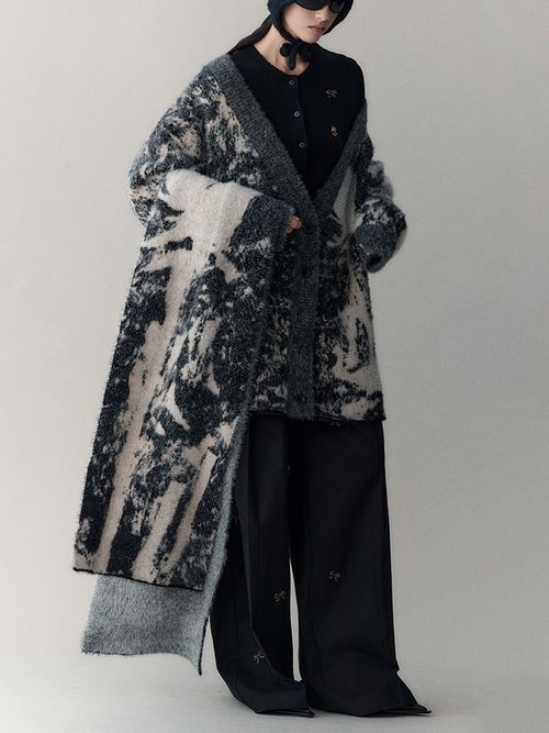 Winter Solid Color Soft Tassel Wool Blend Scarf