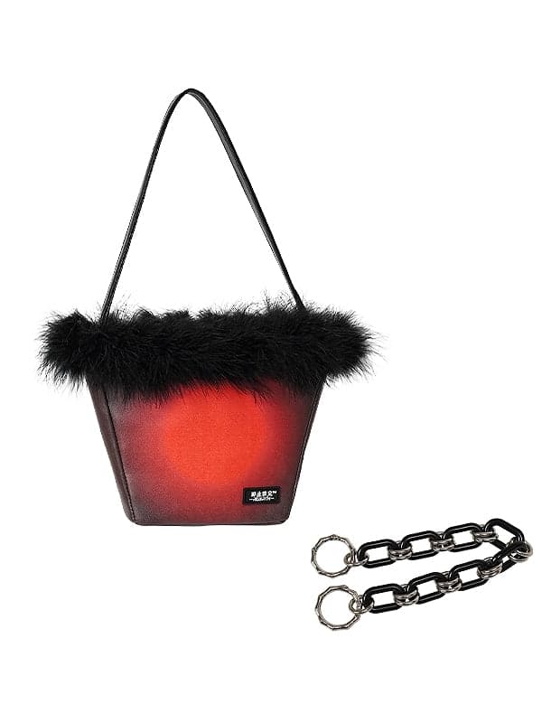 Luxury Fur Shoulder Bag - chiclara