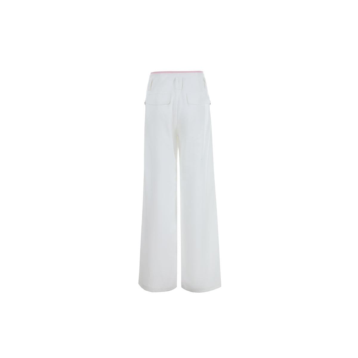 Oversized Straight-Leg Pocket Pants - chiclara