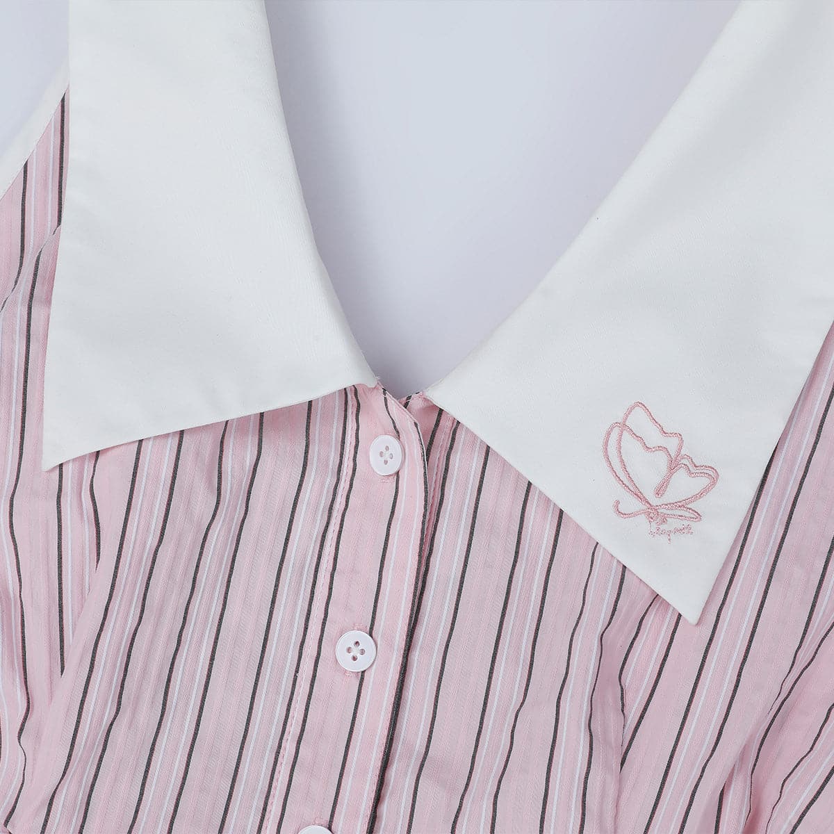Pink Color Blocked Striped Vest - chiclara