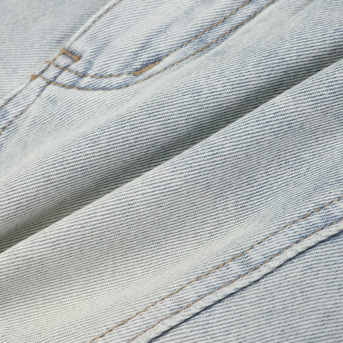 Blue Denim Shorts With Logo Embroidery - chiclara