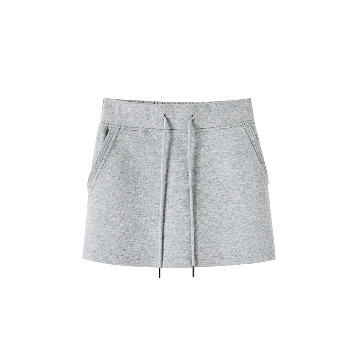 Athletic Grey Sweat Skirt - chiclara