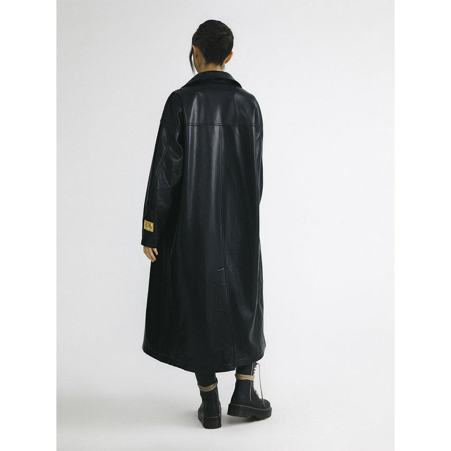 Zipper Hooded Coat