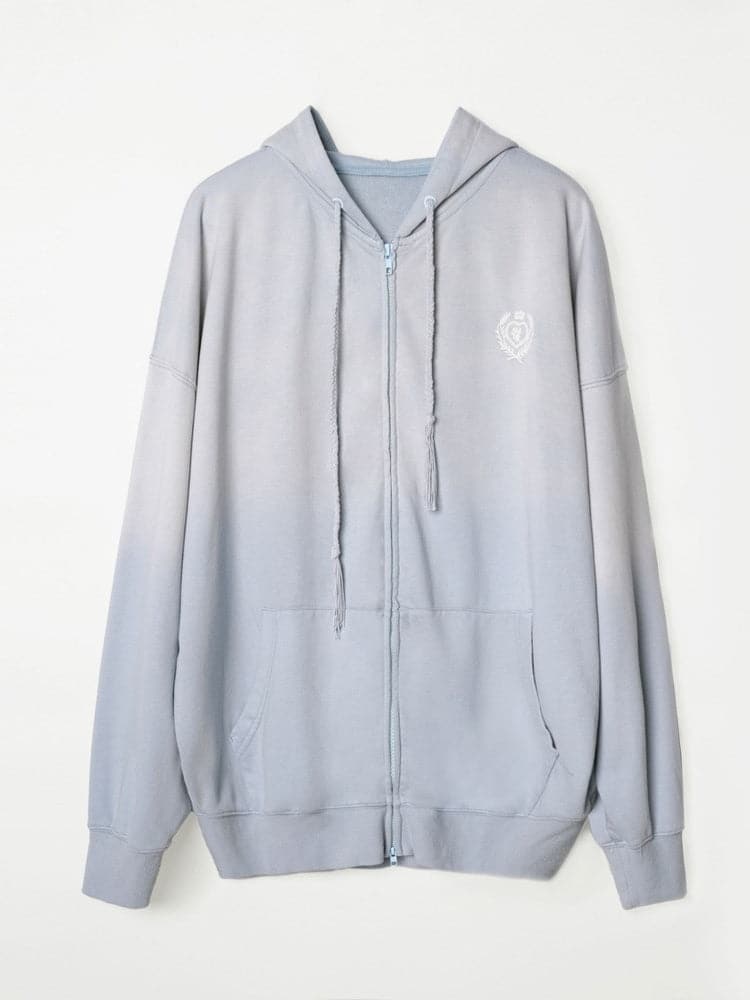 Double-Zip Sporty Parka Hoodie - chiclara