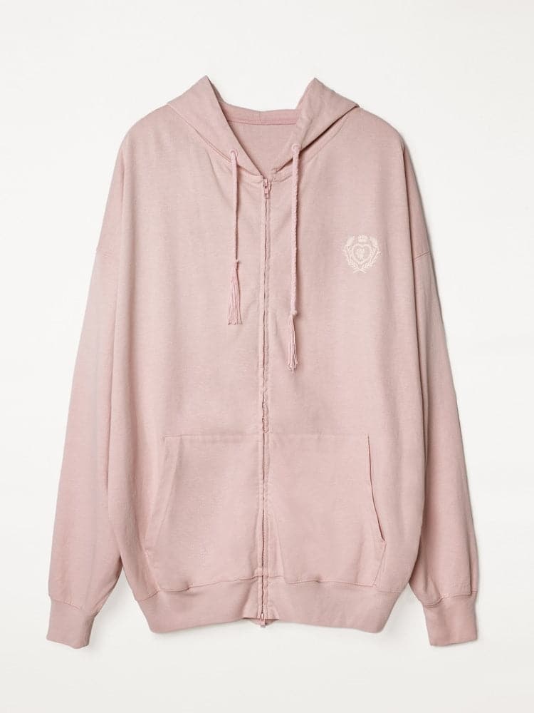 Double-Zip Sporty Parka Hoodie - chiclara