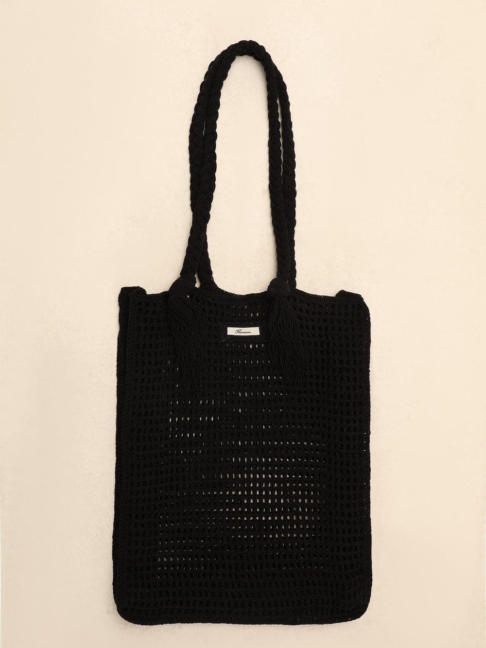 Mesh Crochet Tote Bag - chiclara