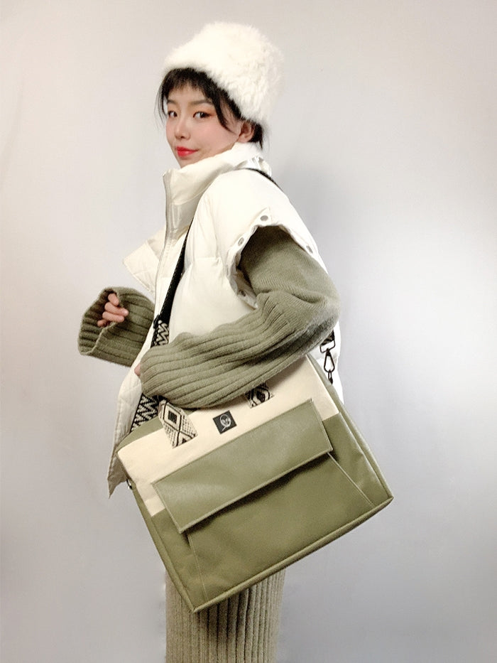 Elegant Square Shoulder Tote Bag - chiclara
