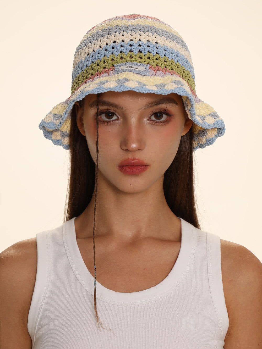 Elegant Crochet Hat With Subtle Border - chiclara