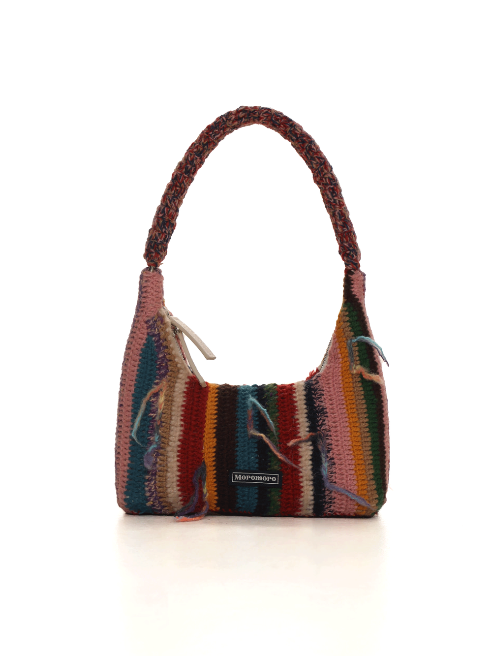 Vibrant Multicolored Knit Bag - chiclara