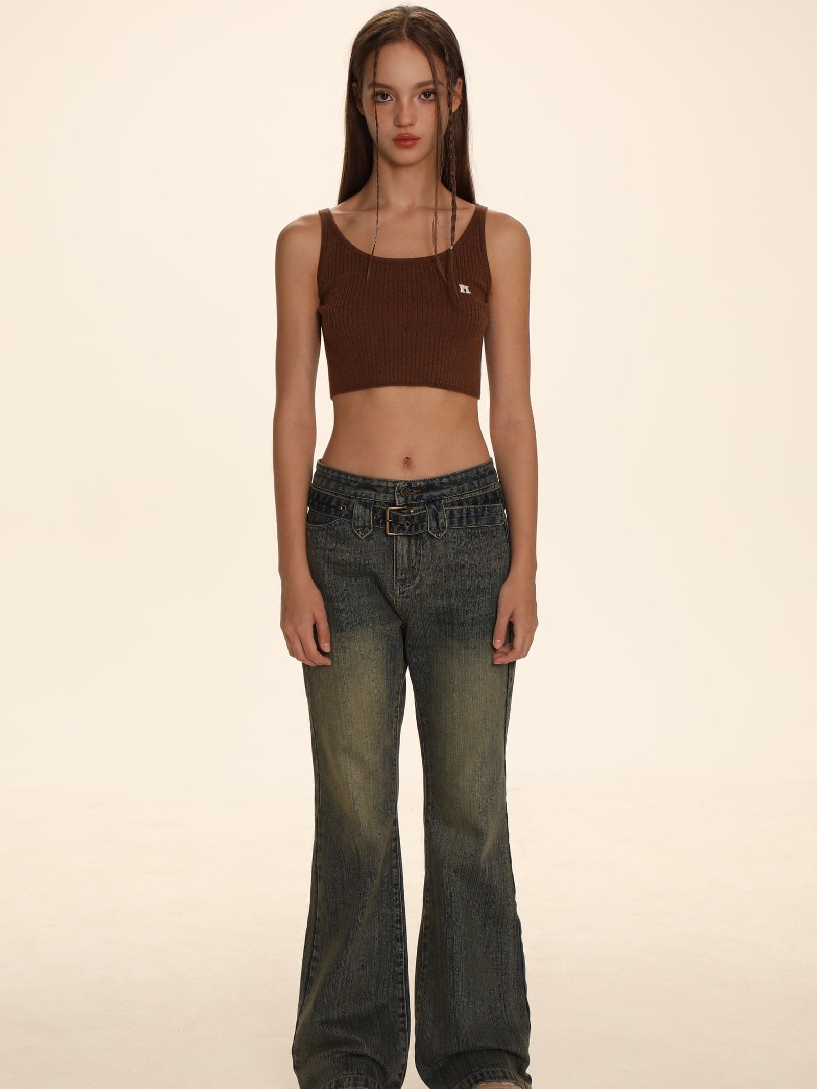 Elegant Cropped Tant-Top - chiclara