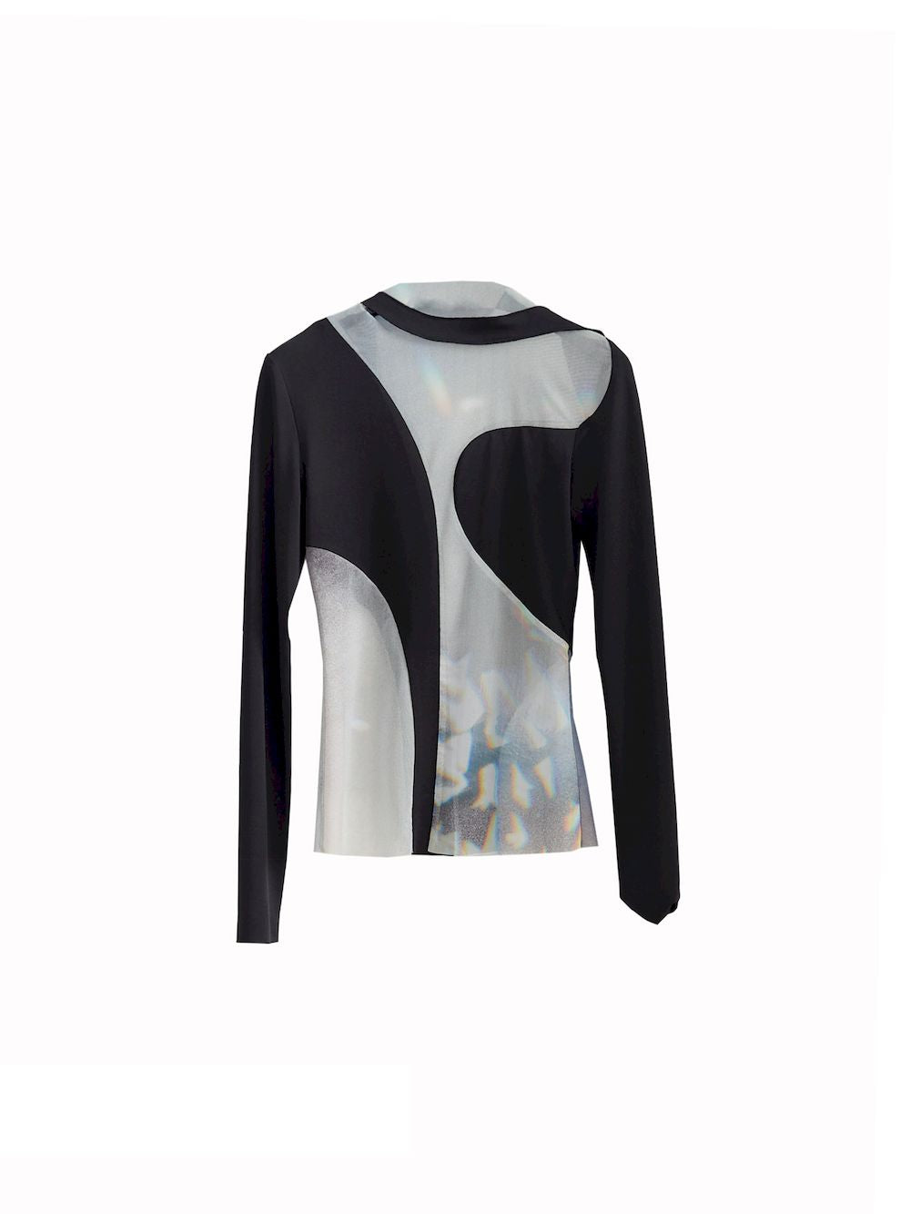 Elegant Monochrome Blend Fashion Top - chiclara