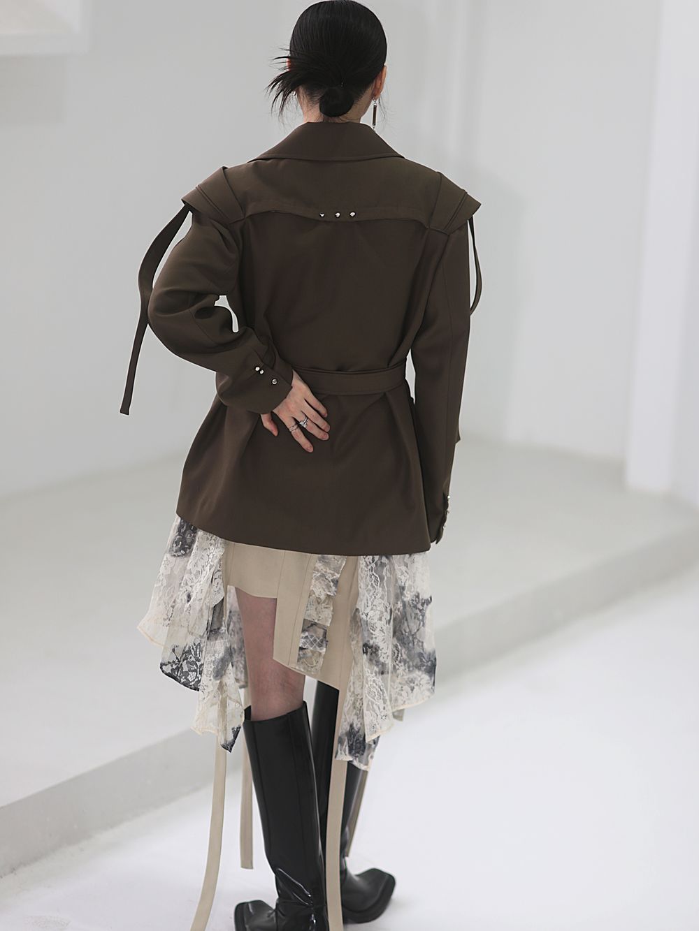 Elegant Asymmetrical Chiffon Skirt - chiclara