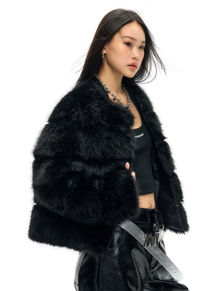 Quilted Eco-Friendly Fur Vest - chiclara
