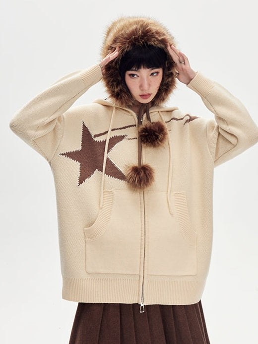 Stellar Hooded Sweater - chiclara