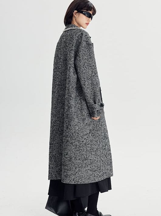 Herringbone Coat - chiclara