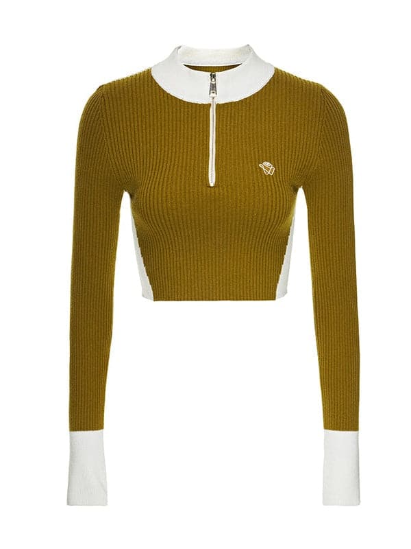 Cropped Wool Knitted Top - chiclara