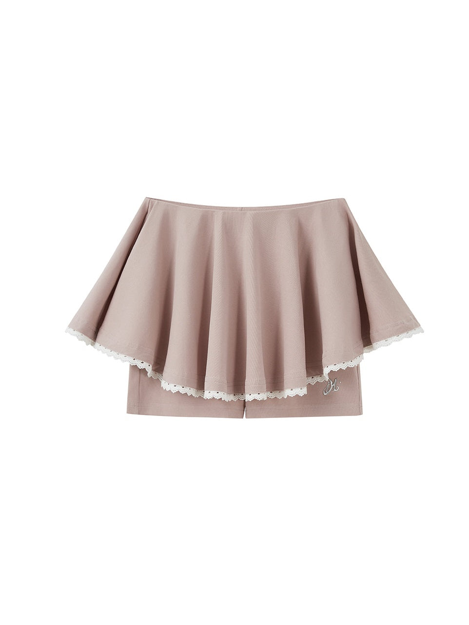 Two-Piece A-Line Skirt Pants - chiclara