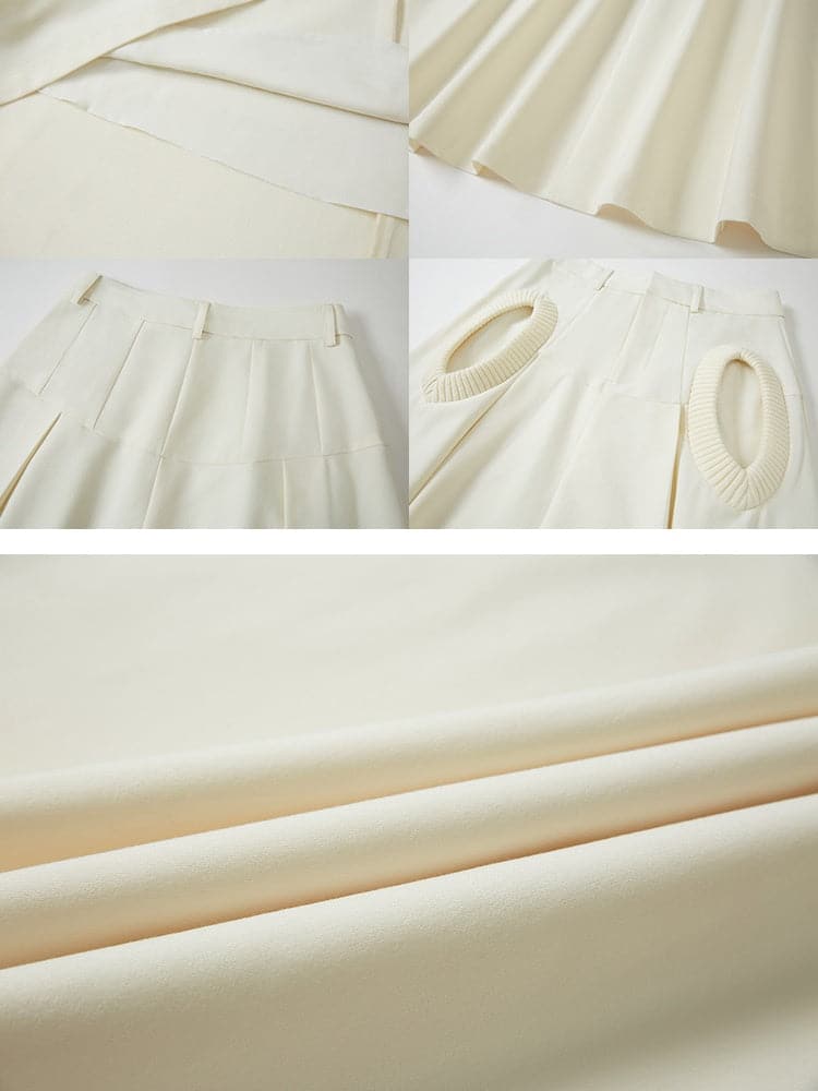 A-Line Circle Long Skirt With Pocket - chiclara