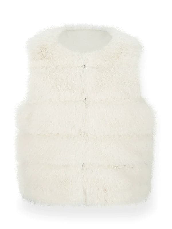 Quilted Eco-Friendly Fur Jacket - chiclara