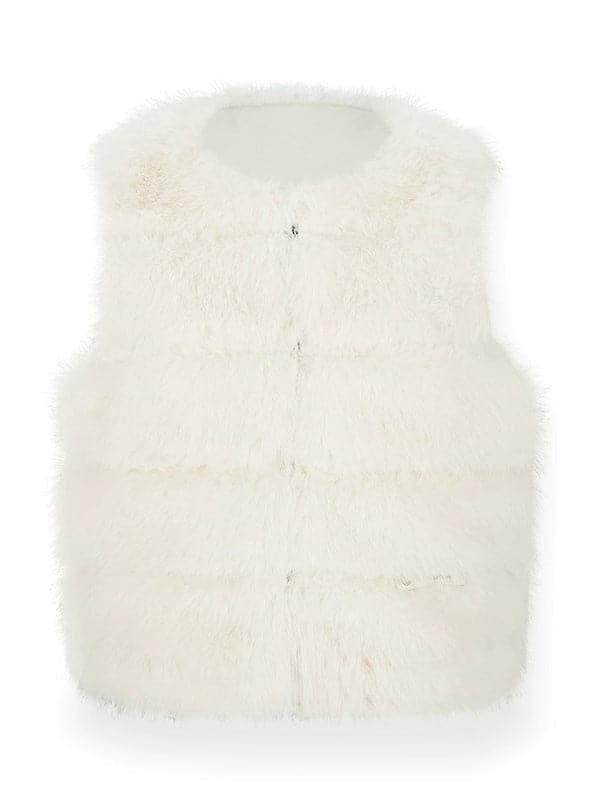 Elegance Quilted Eco-Friendly Fur Coat - chiclara