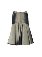 Luxury Plissé Gradient Skirt
