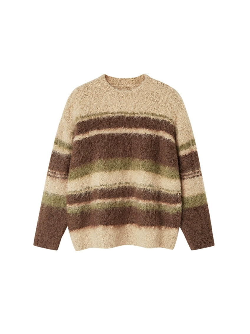 Soft Waxy Loose Sweater - chiclara