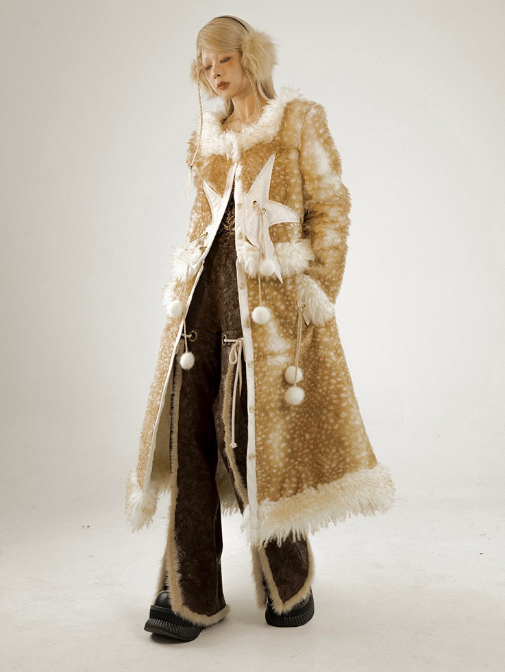 Transformative Fur Accent Long Coat - chiclara