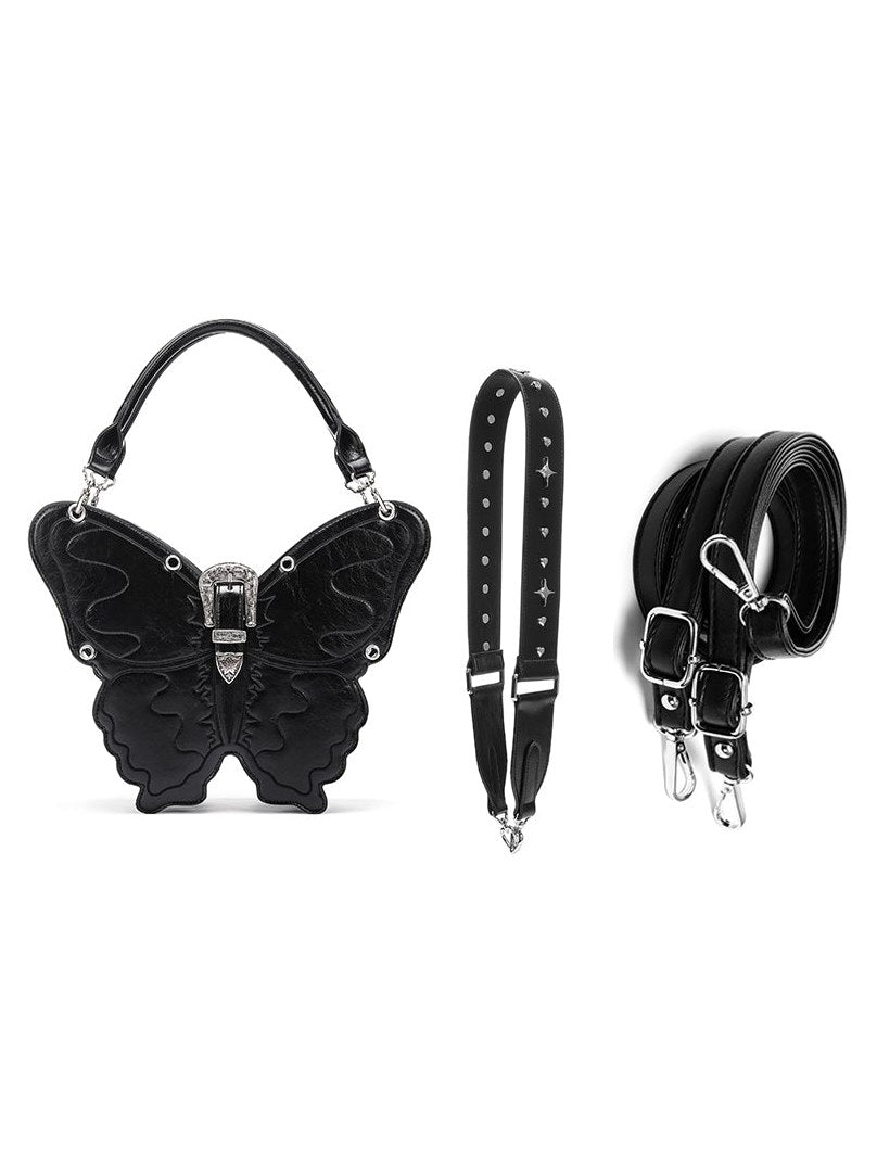 Three-Dimensional Punk Butterfly Shape Bag - chiclara