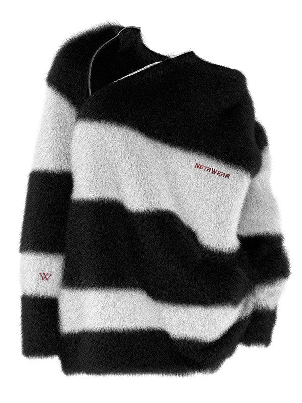 Soft Waxy Zipper Adjustable Sweater - chiclara