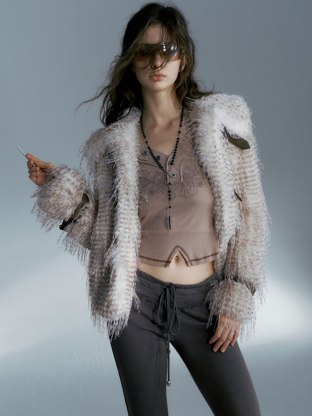 Eco-Friendly Faux Fur Jacket - chiclara