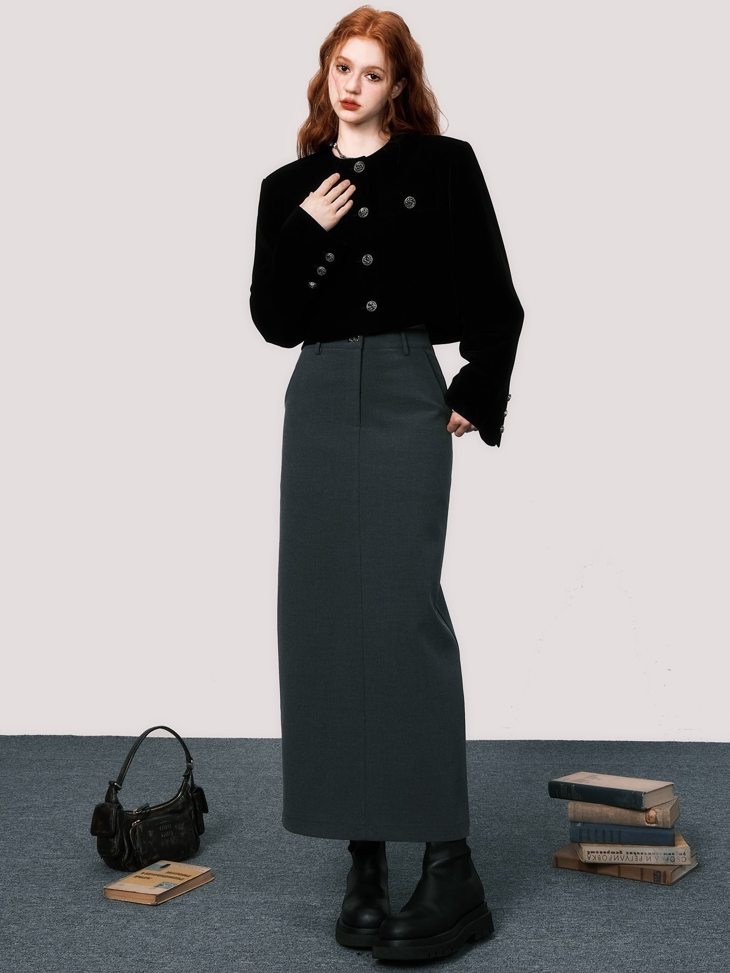Elegant Straight Maxi Skirt - chiclara